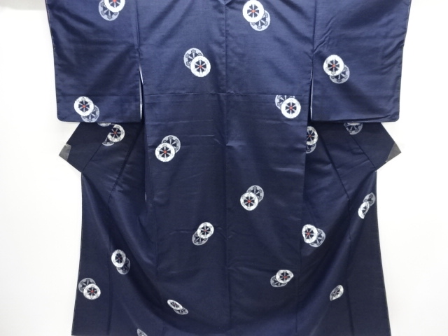 Japanese Kimono / Tsumugi Omeshi Silk